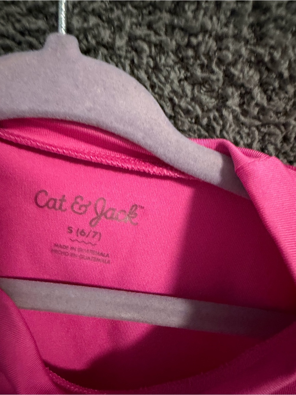 Girls Pink Short-Sleeve Rash Guard Tops - Picture 3 of 5
